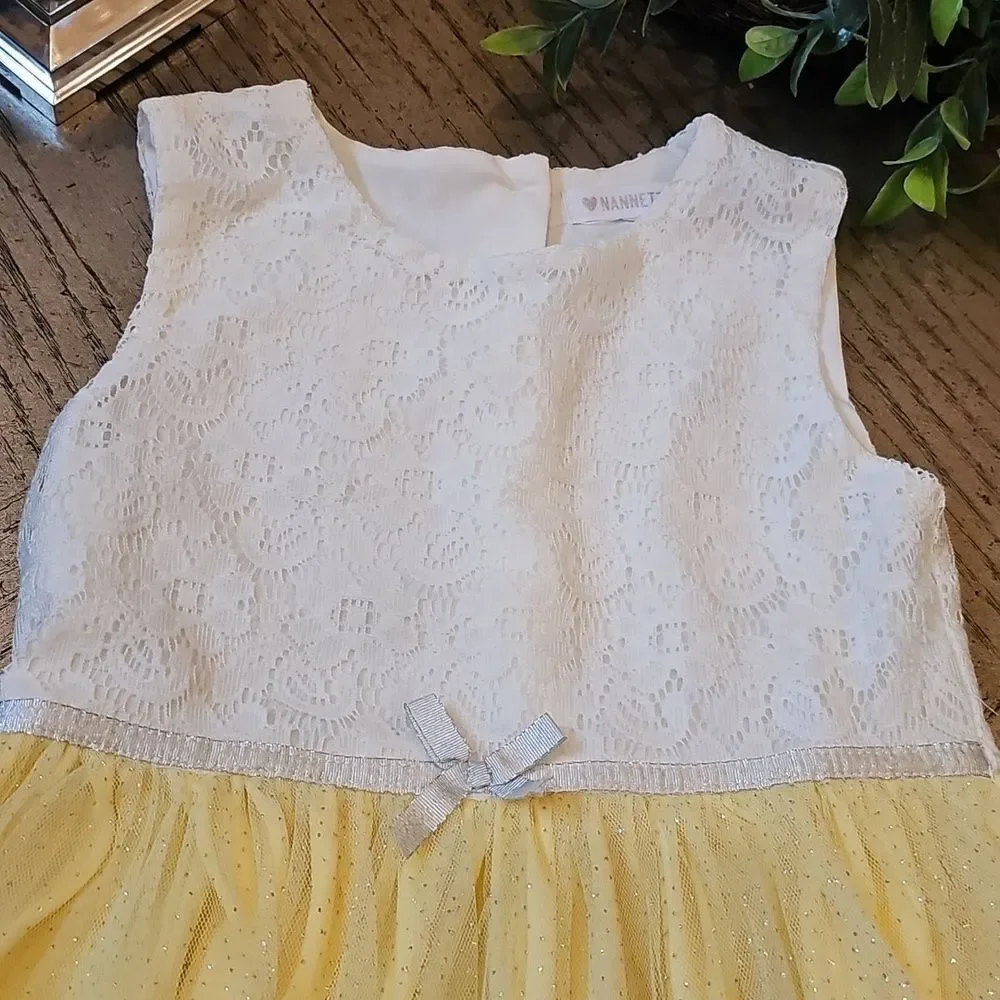 Yellow Drss Size 6 Nannete kids